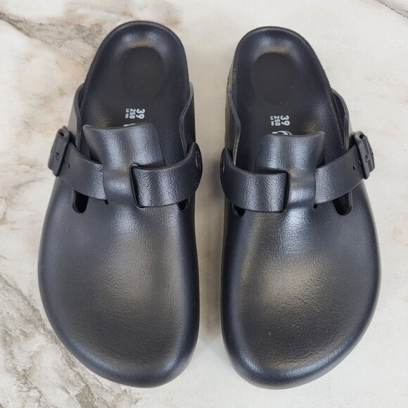 Birkenstock Boston EVA Clog Sandals Black Women's Size 39 - Picture 4 of 15